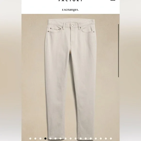 Banana Republic Men’s Travel Jeans NWT 32 x 32 - Picture 3 of 6